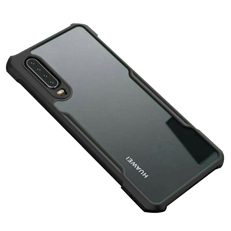 Shockproof Xundd Case for Huawei P30 TPU and PC Transparent Cover with