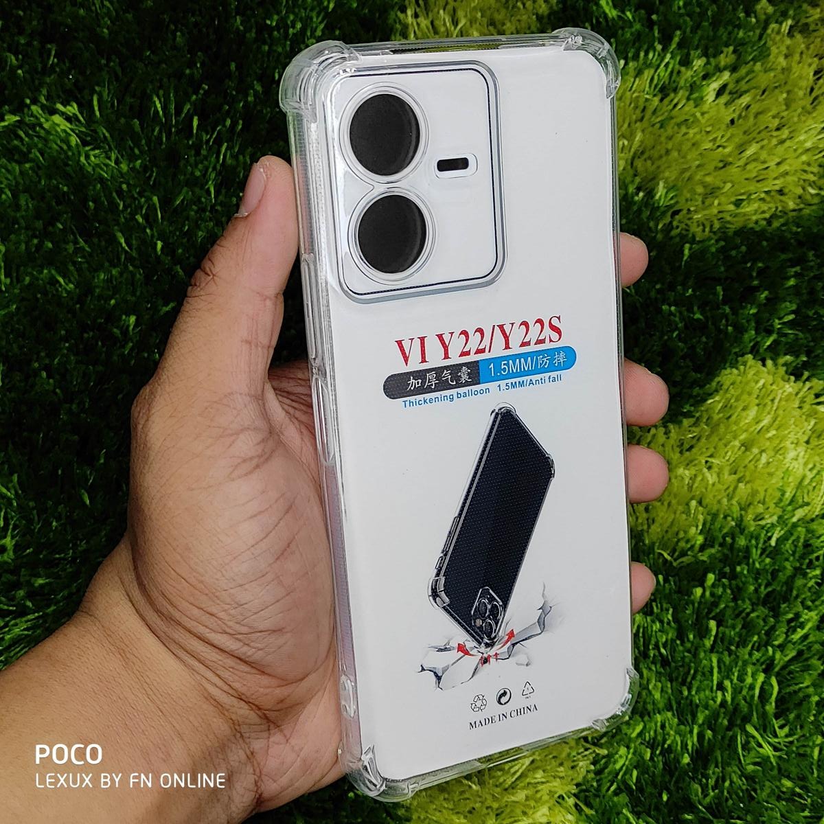 Vivo Y22, Vivo Y22s Clear Cover Soft Thin Anti-Scratches Crystal