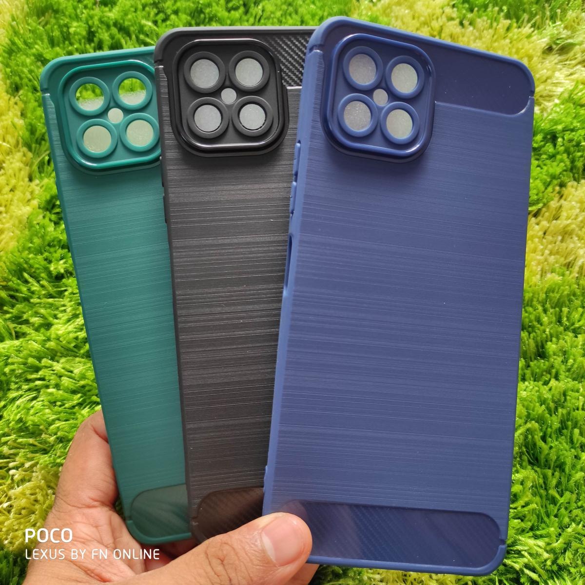Walton Primo S8 Silicone Back Cover With Carbon Fiber Texture Case 2023