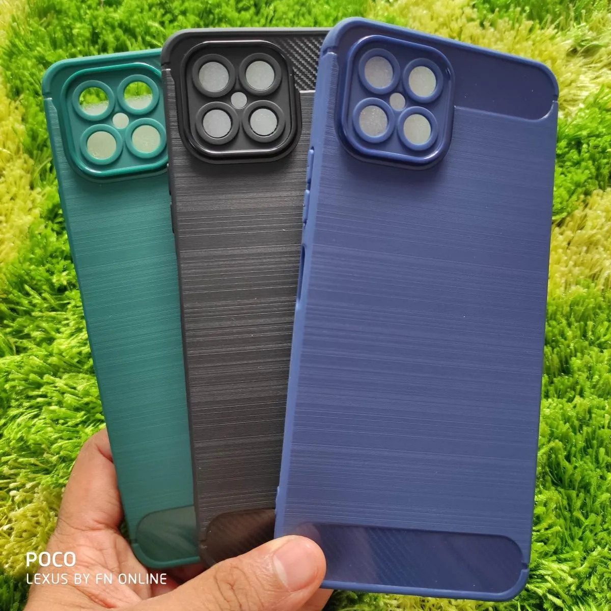 Walton Primo S8 Silicone Back Cover With Carbon Fiber Texture Case 2023