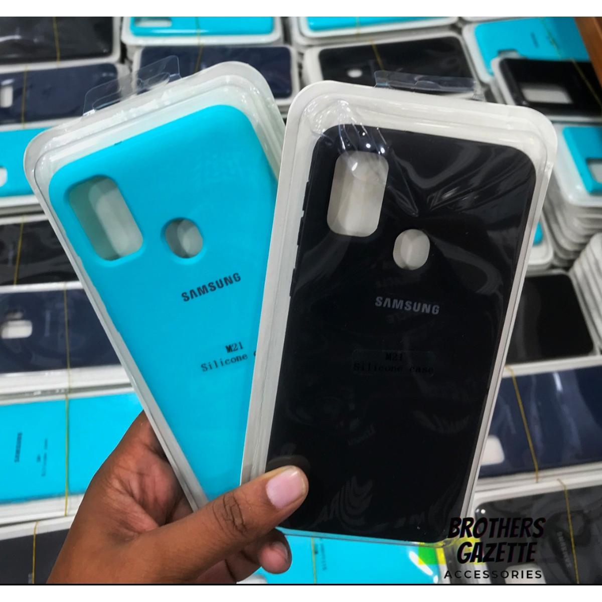 Samsung Galaxy M21 Luxurious Silicone Back Cover Soft Case for Samsung Galaxy