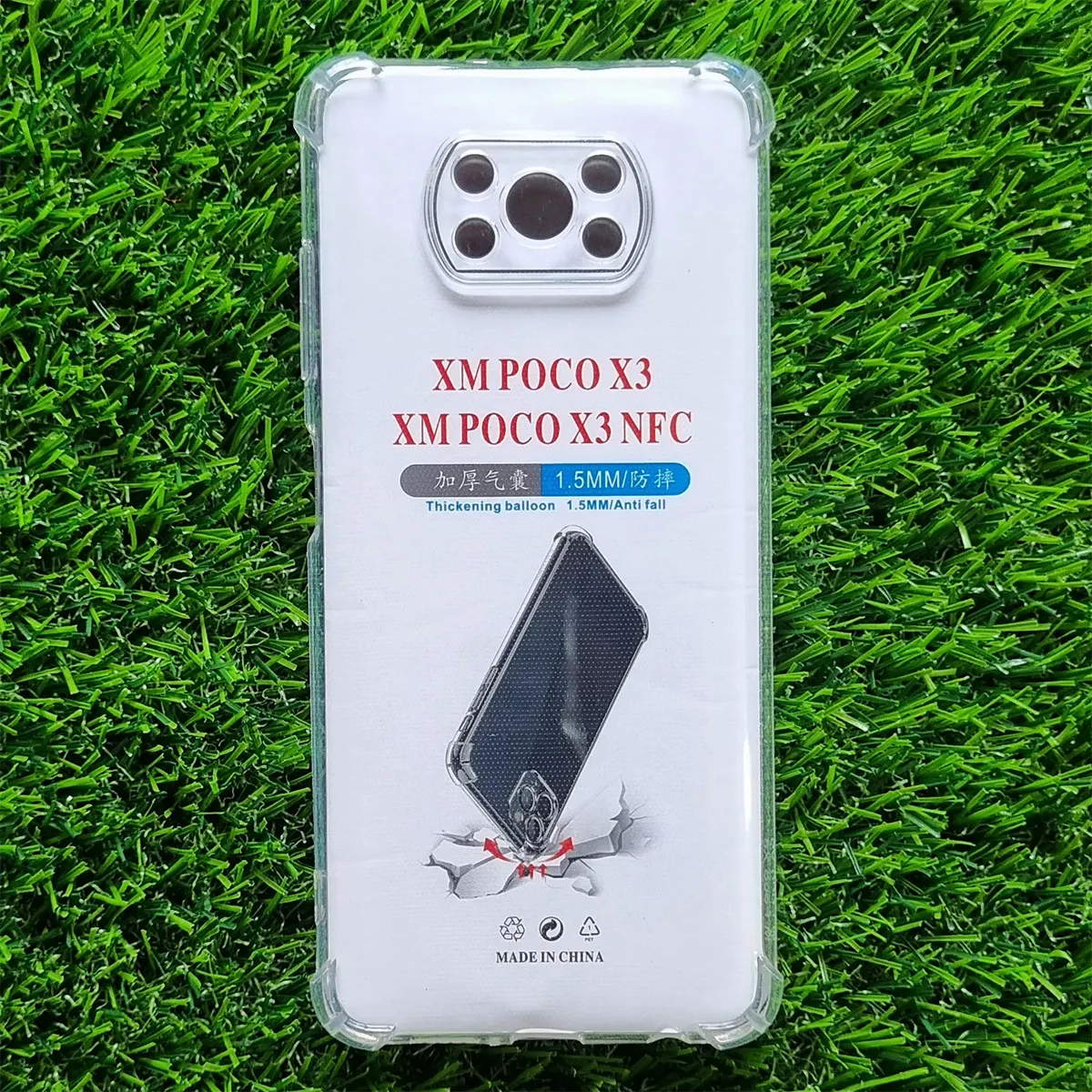 Shockproof Transparent Soft Back Cover for Xiaomi Poco X3 X3 NFC X3 Pro Durable