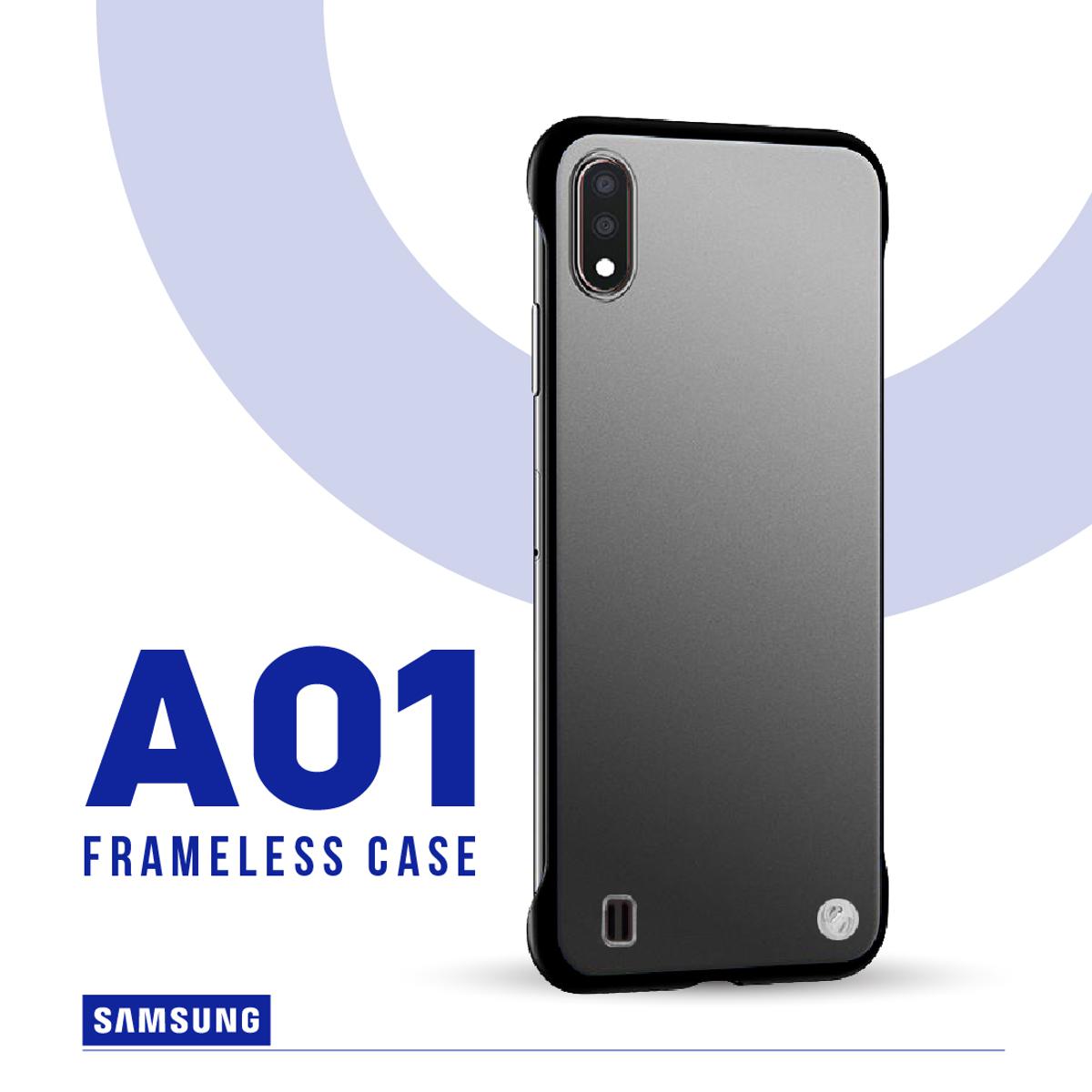 Samsung Galaxy M01 / A01 Case Cover Ultra-thin Frameless Design Transparent