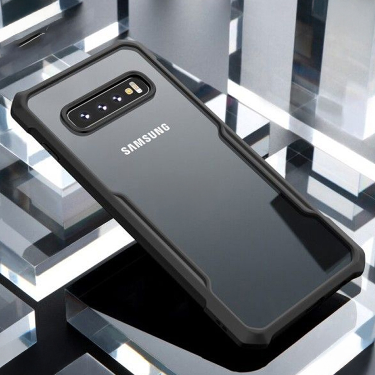 Samsung Galaxy A13 4G Edge-Reinforced Shockproof Cushion Back Clear Hybrid