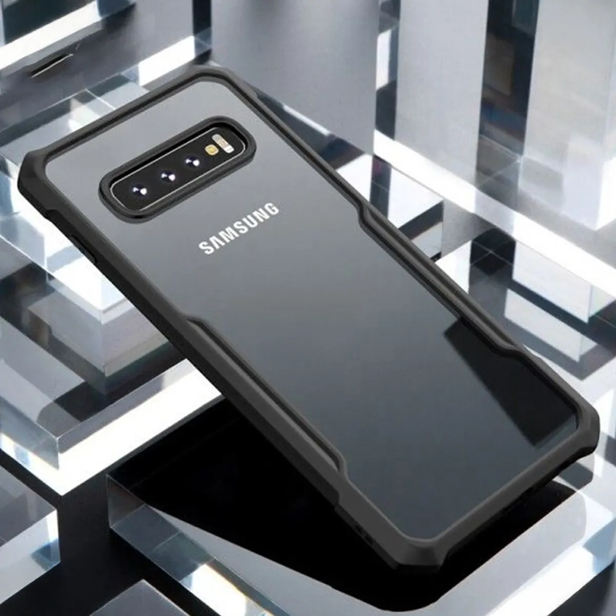 Samsung Galaxy A13 4G Edge-Reinforced Shockproof Cushion Back Clear Hybrid