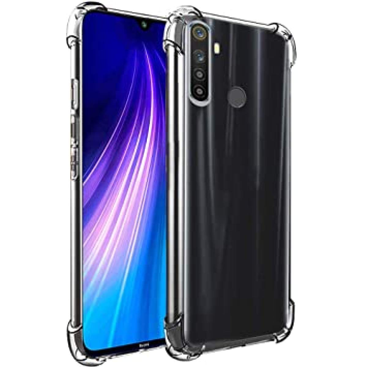 Cristal Clear Transparent Back Cover for Realme 8