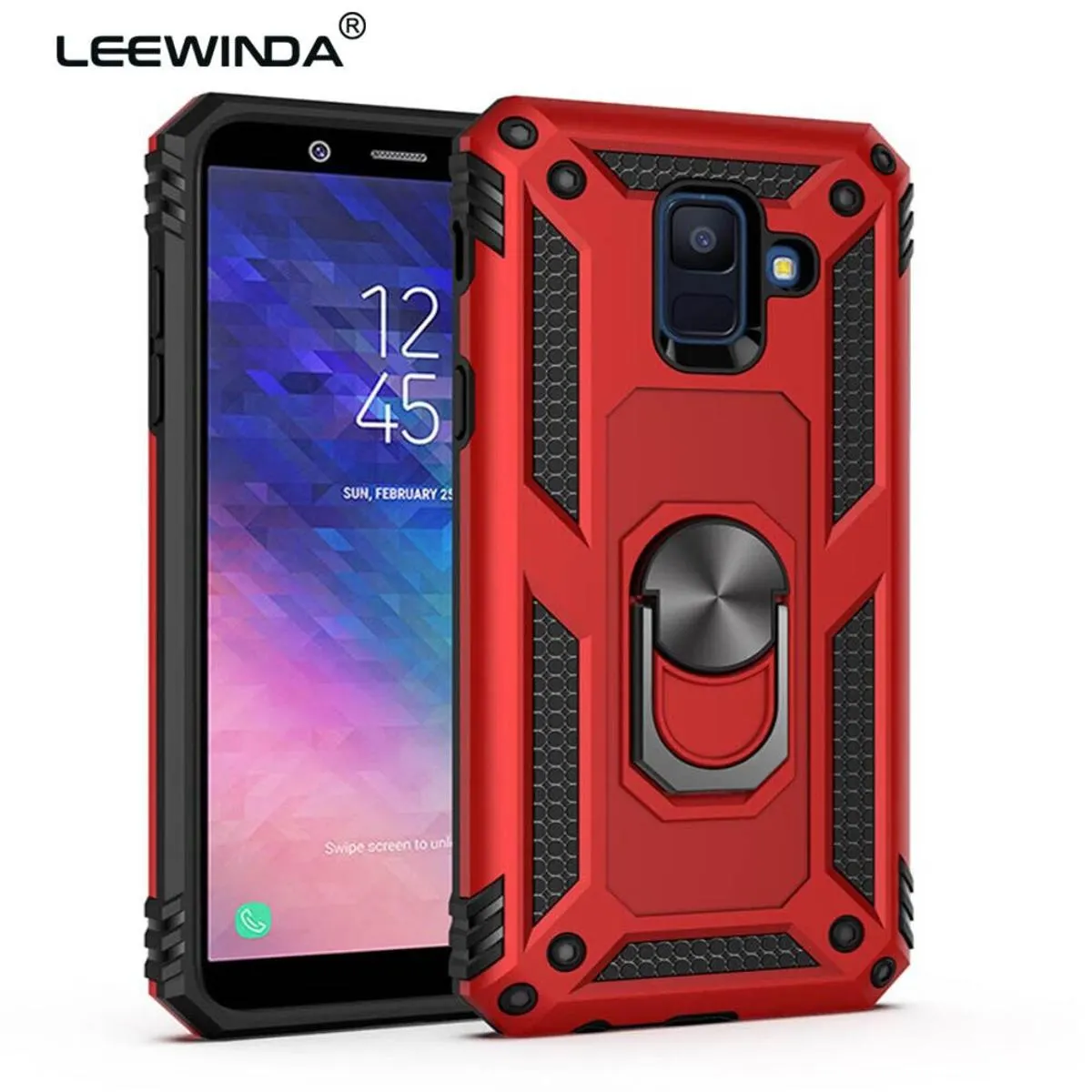 Business Card Slot Photo Frame Leather Case for Samsung Galaxy A52