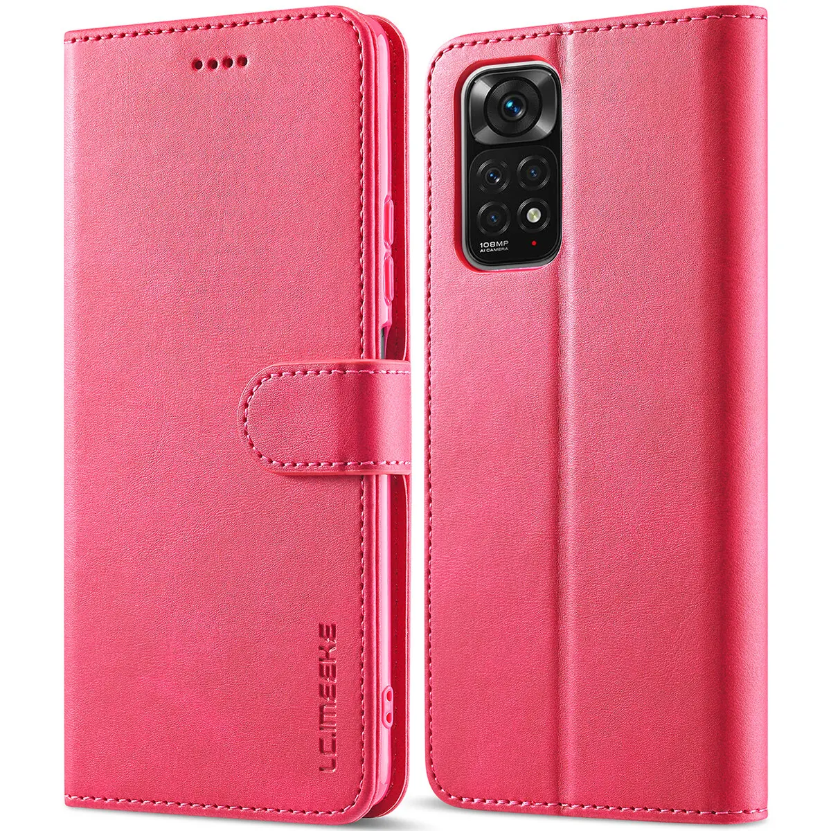 OnePlus 8 Phone Case Luxury r Wallet Case with Credit Card Slots Stand Magnetic