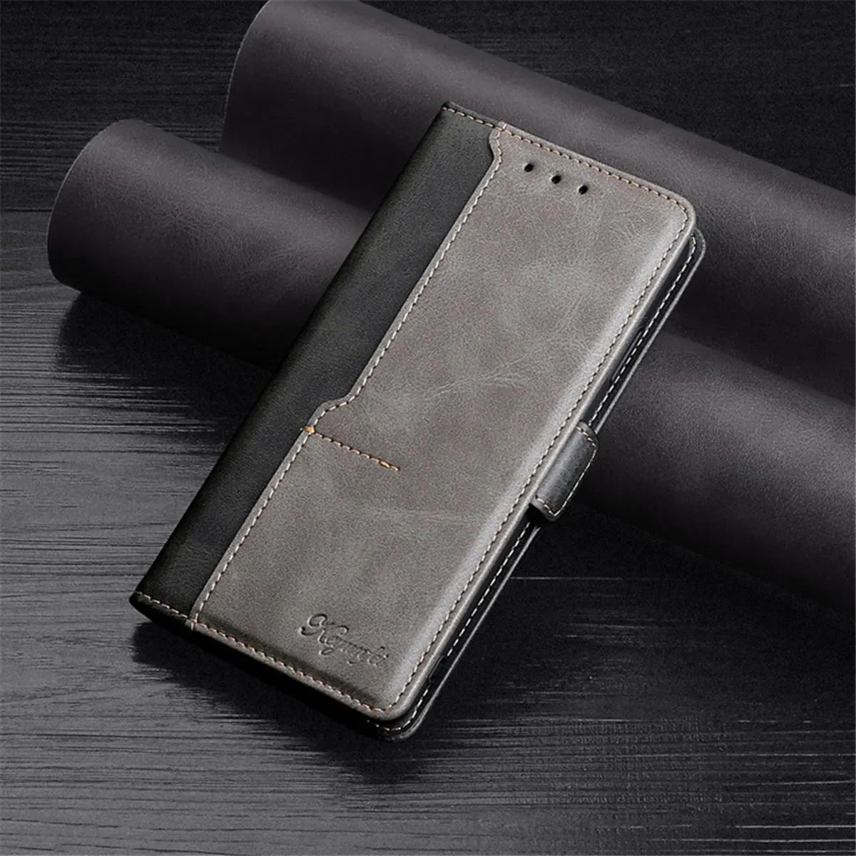 【3C VictoryEagle】For Xiaomi Mi 8 Lite Phone Case Luxury R Wallet Case with