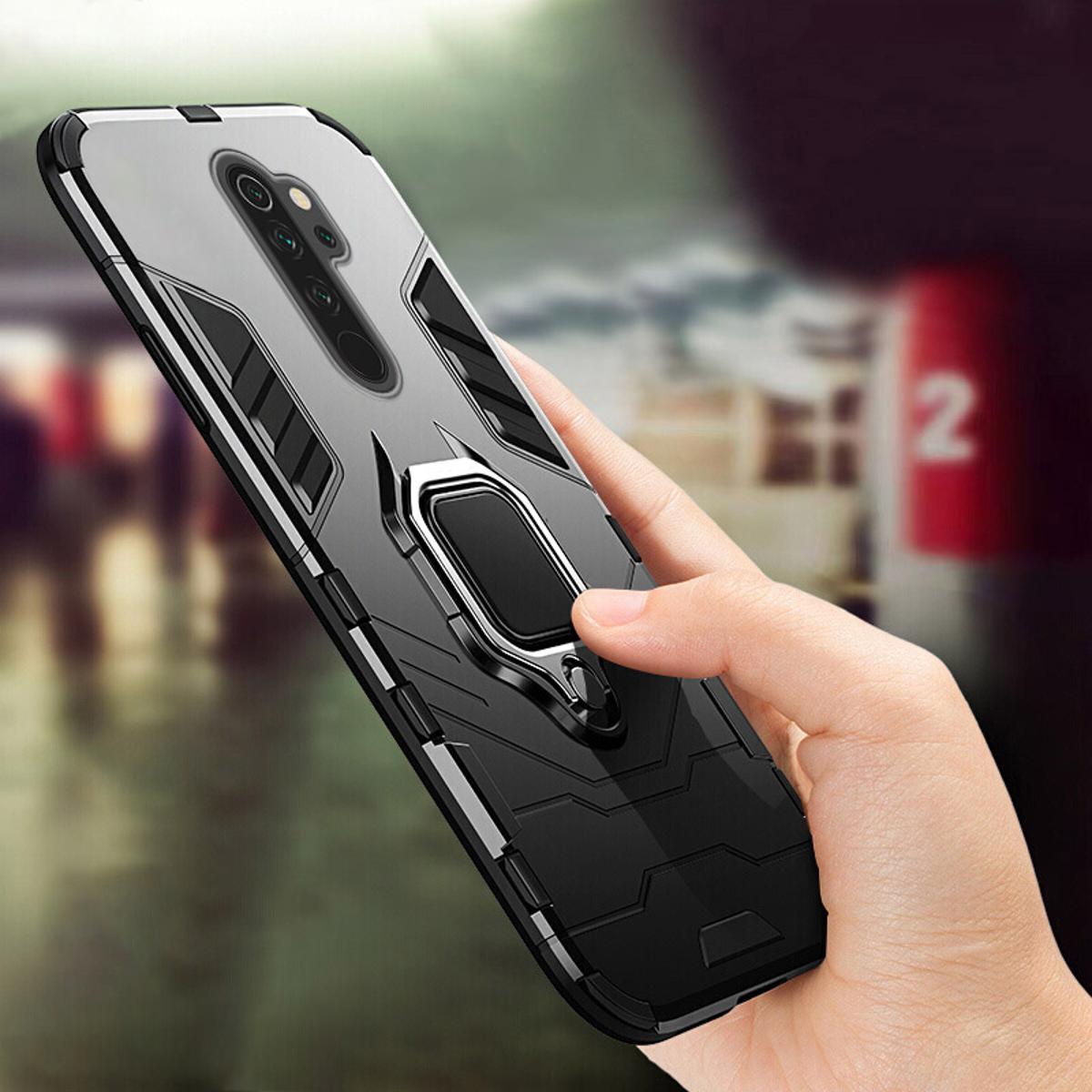 Pluscase for Xiaomi Redmi Note 9 s Case Holder Lens Card Slot Protect Shell Pin