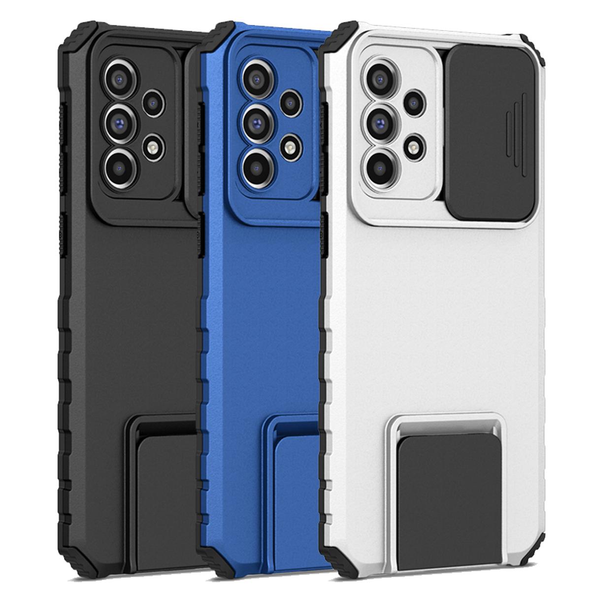 Vantime for Vivo V21e Shockproof Hard Case Stand Holder Cover