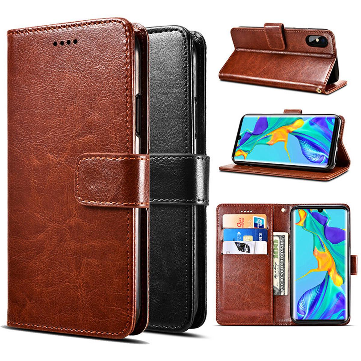 Vantime for Vivo Y19 Hard Shockproof Stand Holder Cover