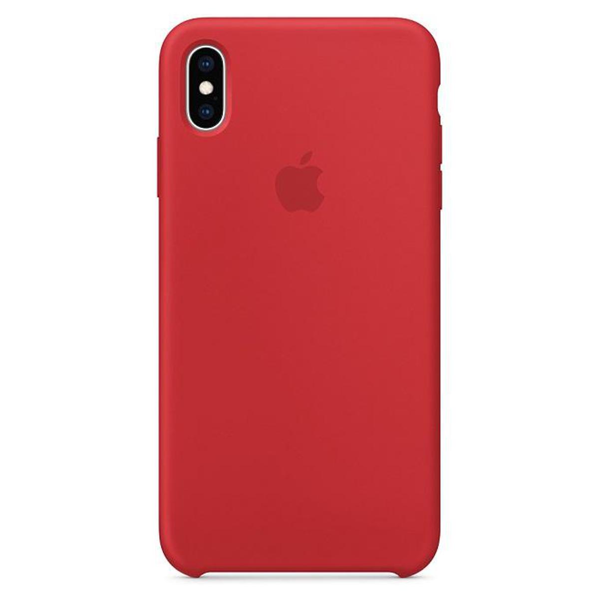 Iphone xs max এর জন্য আপেল সিলিকন কেস প্রোডাক্ট লাল