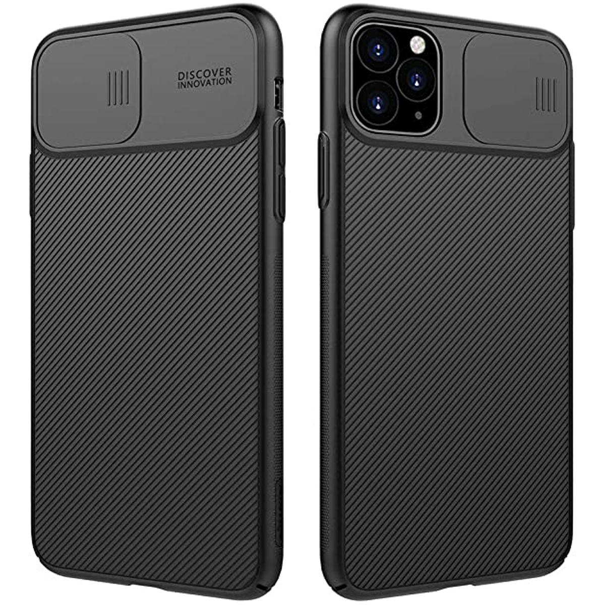 Xiaoiphone 11 স্লাইড ক্যামেরা প্রটেক্ট প্রাইভেসি ব্যাক কভারের জন্য nillkin ক্যামশিল্ড পিসি কেস