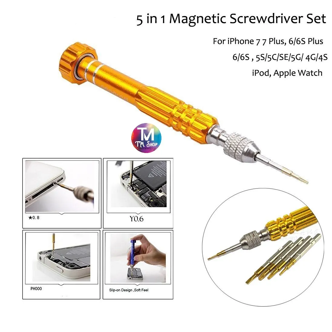 Apple IPhone Screwdriver Kit 5 in 1 for Apple Replacement Parts Price in Bangladesh - Mobile.com.bd