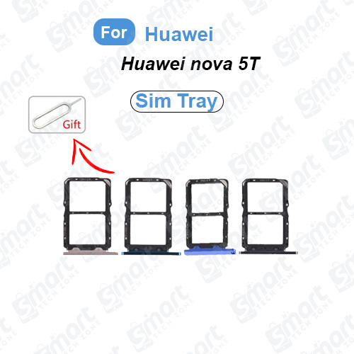 Huawei Nova 5T (Yal-L21, Yal-L61, Yal-L71, Yal-L61D) Sim Tray and SD Card Slot with