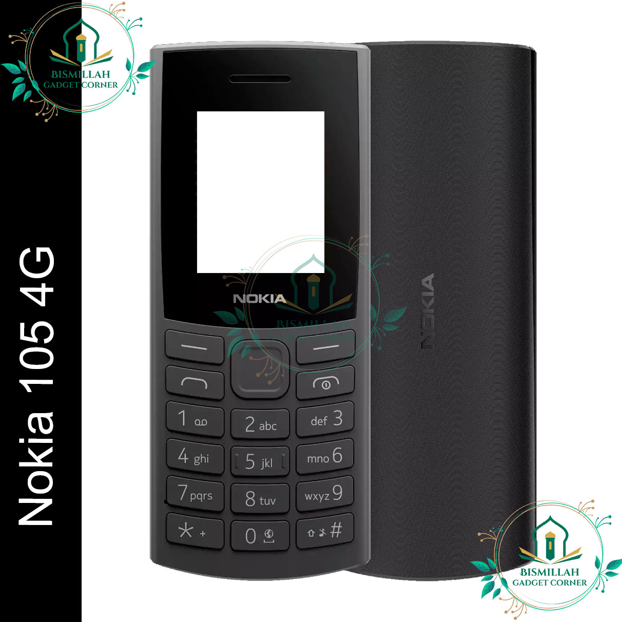 Full Body Casing for Nokia 105 4G Full Complete Mobile Casing / Casing / Housing