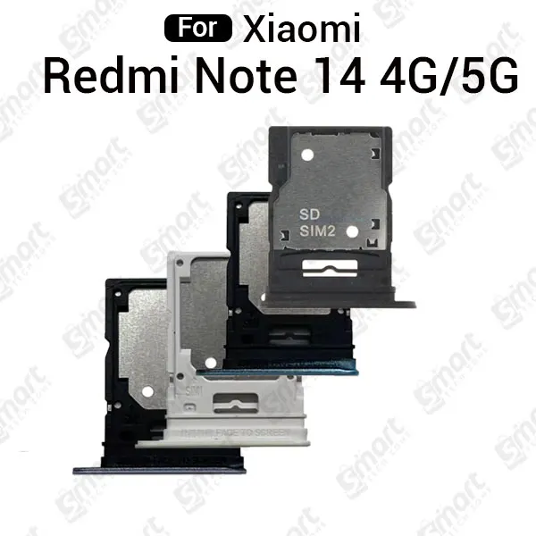 Xiaomi Redmi Note 14 4G 5G Sim Tray Micro SD Card Slot with Sim Ejector Pin Sim Trays & Ejector Pins Price in Bangladesh - Mobile.com.bd
