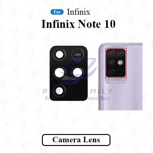 Infinix Note 10 Camera Main Glass Lens Replacement Part Replacement Parts Price in Bangladesh - Mobile.com.bd