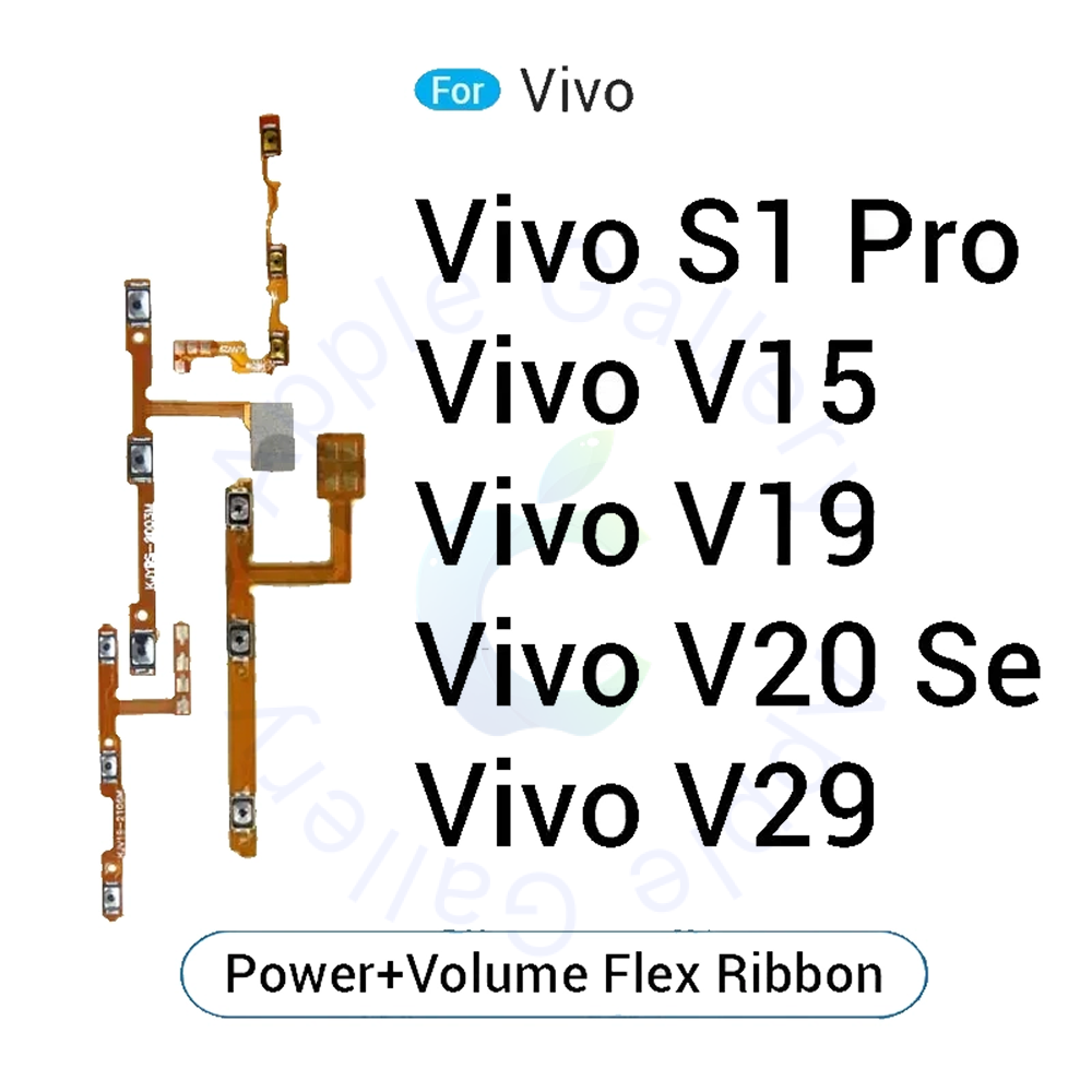 Vivo S1 Pro V15 V19 V20SE V29 Power on / Off Switch Button Side Volume Up Down