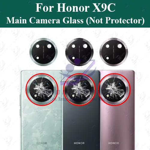 Honor Main Camera Glass Lens for Honor X9C (Not Camera Glass Protector Replacement Parts Price in Bangladesh - Mobile.com.bd