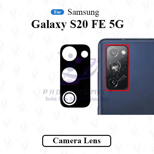 Samsung Galaxy S20 FE 5G Camera Main Glass Lens Replacement Part Replacement Parts Price in Bangladesh - Mobile.com.bd
