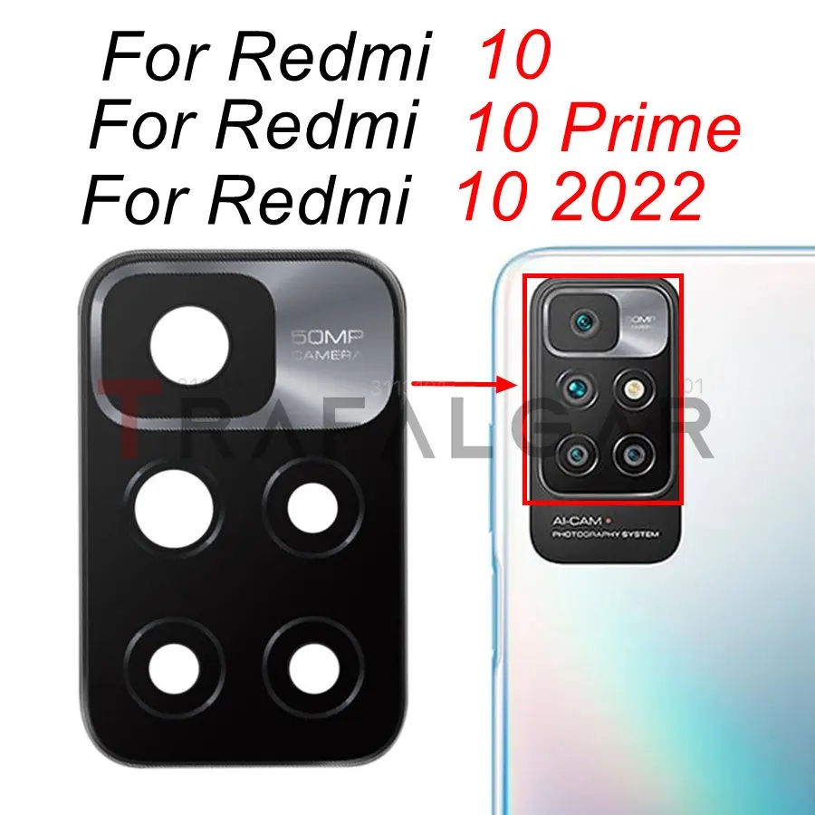 Redmi 10 Redmi 10 Prime Redmi 10 2022 Rear Back Camera Replacement Glass