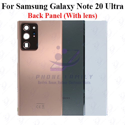 Samsung Galaxy Note 20 Ultra Back Panel/Backshell/ Casing +Camera Lens With Logo