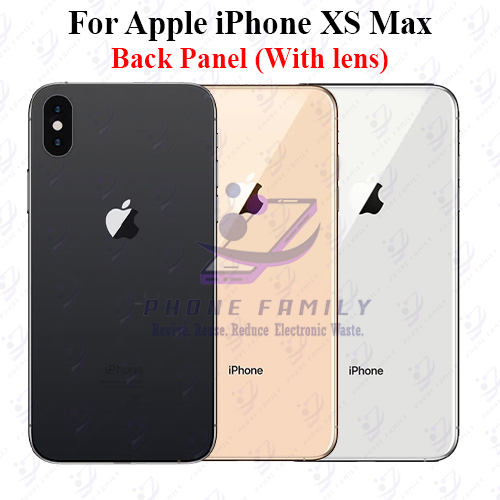 Apple iPhone XS Max Back Panel/Backshell/ Casing + Camera Lens With Logo
