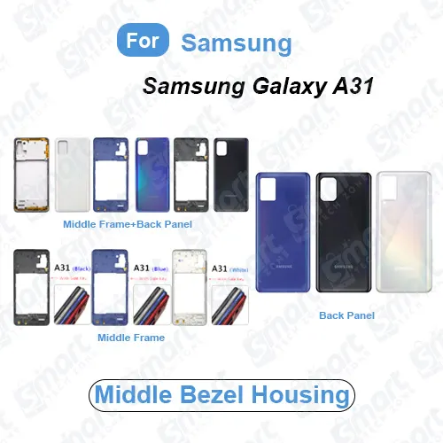 Samsung Galaxy A31 Middle Bezel Housing Frame and Back Panel Without Front LCD Frame Replacement Parts Price in Bangladesh - Mobile.com.bd