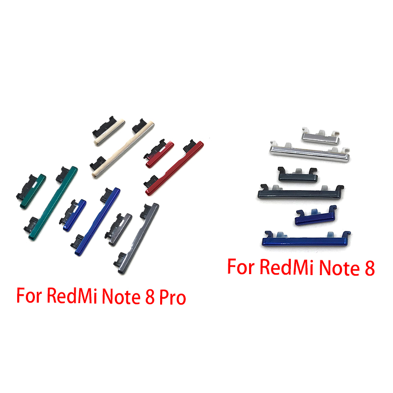 Power Volume Out Side Key Side Button For Xiaomi Redmi Note 8 8 Pro External Volume