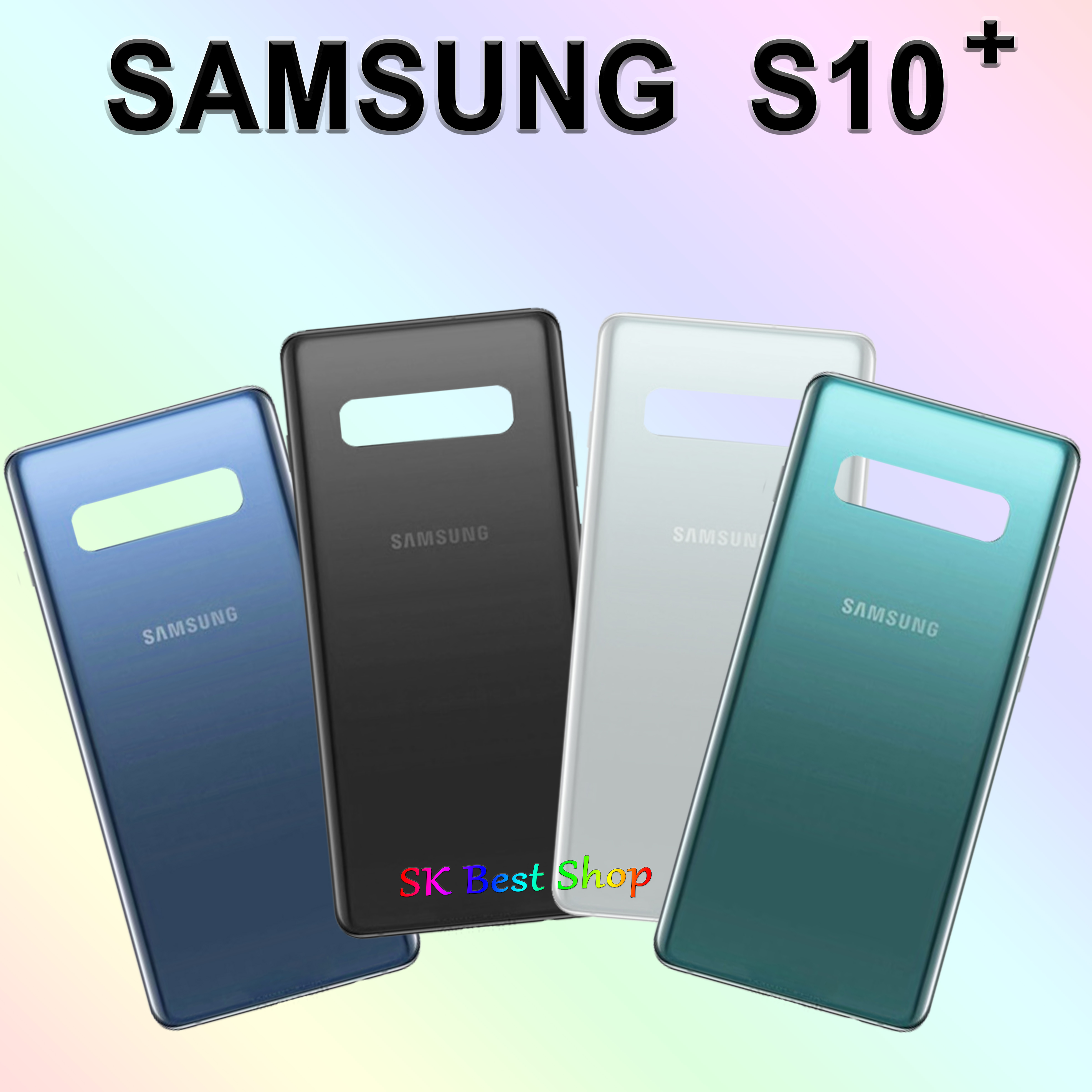 Samsung Galaxy S10 Plus/s10+ Back Shell Glass Door Back Panel Housing Replacement