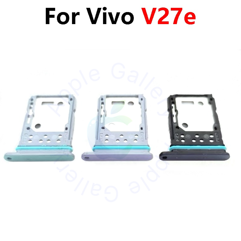 Vivo V27E Sim Tray Micro SD Card Slot with Sim Ejector Pin Replacement Part