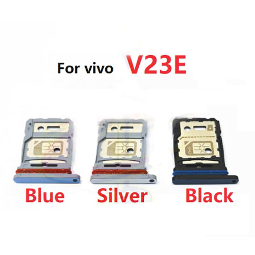 Vivo V23E Sim Tray Micro SD Card Slot with Sim Ejector Pin Replacement Part