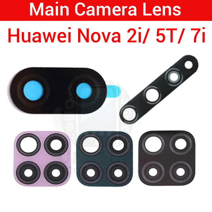 Main Rear Camera Glass Lens for Huawei Nova 2i 5T 7i Replacement Part (Not Tempered