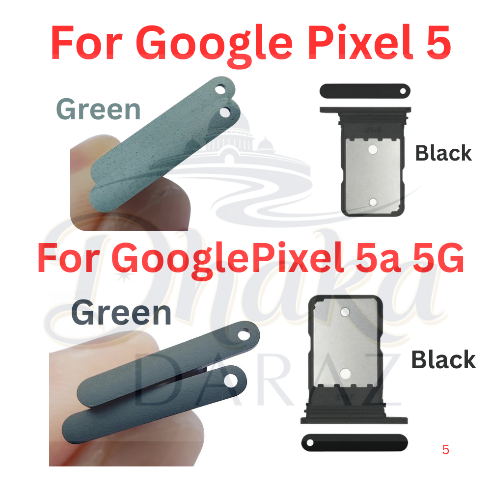 Google Pixel 5 5G, Pixel 5A 5G Nano Sim Card Tray Holder Sim Adaptor With Free Sim