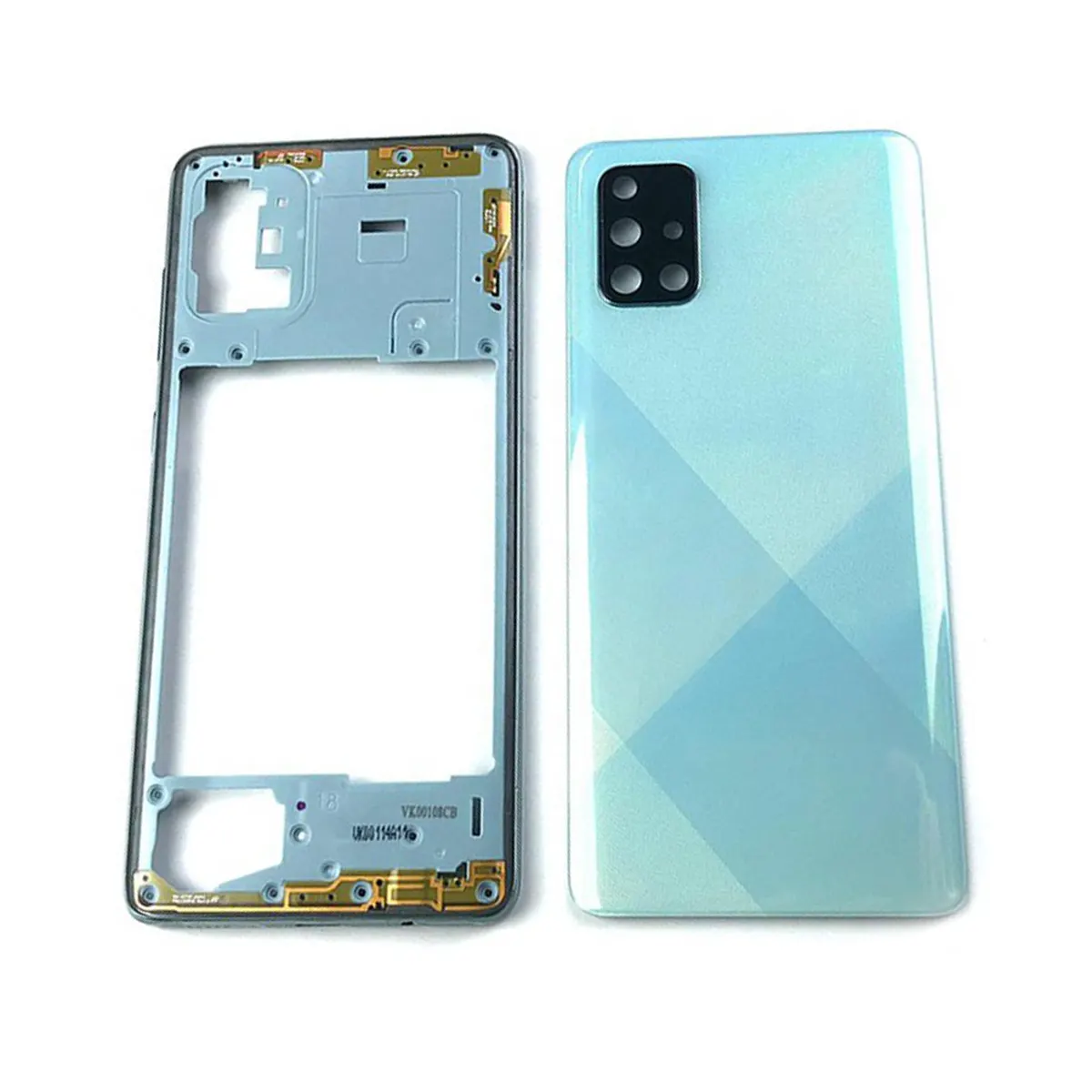 Samsung Galaxy A71 2020 A715 A715F Phone Housing Middle Frame Battery Back Cover Replacement Parts Price in Bangladesh - Mobile.com.bd