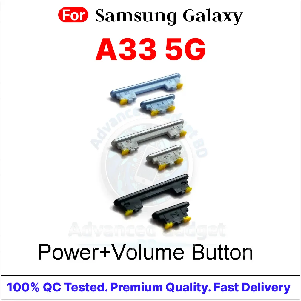 Samsung Galaxy A33 5G External Side Button Volume Control Button Outside Side Keys
