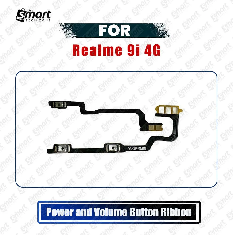 Realme 9i 4G Power on Off Switch Button Side Volume Up Down Buttons Flex Cable Replacement Parts Price in Bangladesh - Mobile.com.bd