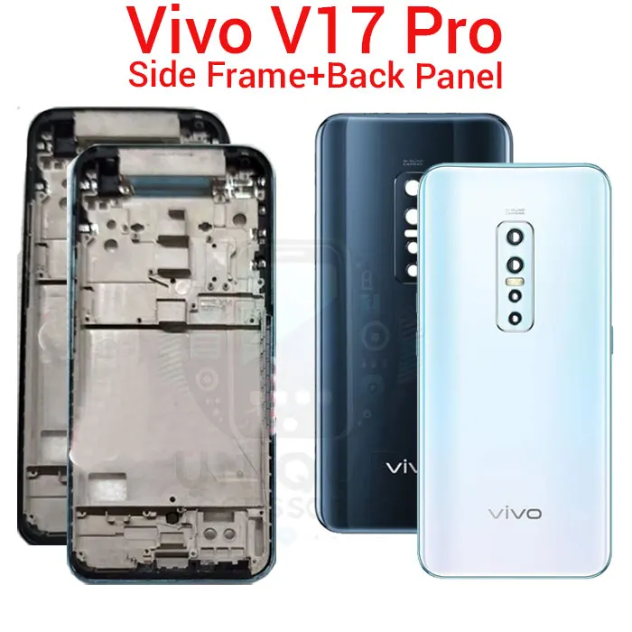 Vivo V17 Pro Side Frame + Back Panel Housing + Camera Glass Back Shell Replacement Replacement Parts Price in Bangladesh - Mobile.com.bd