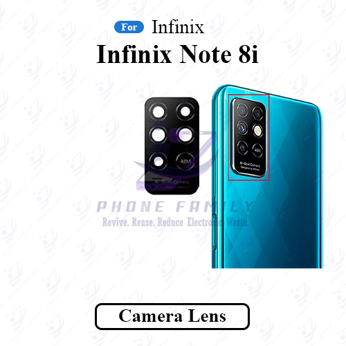 Infinix Note 8i Camera Main Glass Lens Replacement Part