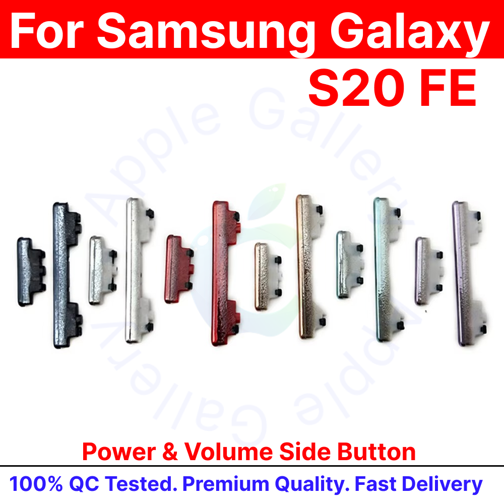 Samsung Galaxy S20 FE Side Volume Button + Power ON / Off Buttton Key Set For