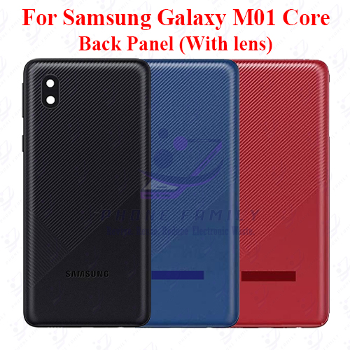 Samsung Galaxy M01 Core Back Panel/Backshell/ Casing +Camera Lens+ Side Button With