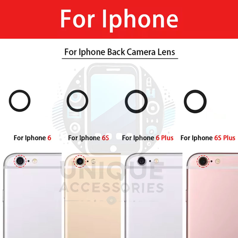 Camera Main Glass Lens for Apple iPhone 6 6s 6 Plus 6s Plus Replacement Part (Not