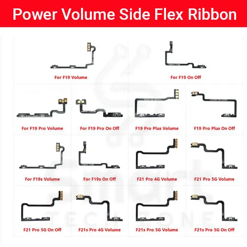 Oppo F19 F19s F21 F21s 4G 5G Power on / Off Switch Button Side Volume Up Down Replacement Parts Price in Bangladesh - Mobile.com.bd