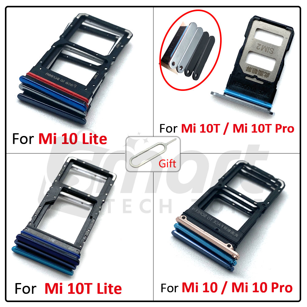Xiaomi Mi 10/ 10 Pro/ 10 Lite/ 10t Lite/ 10t Lite Pro Sim Tray Micro SD Card Slot