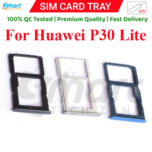 Huawei P30 Lite Sim Tray Micro SD Card Slot with Sim Ejector Pin Replacement Part