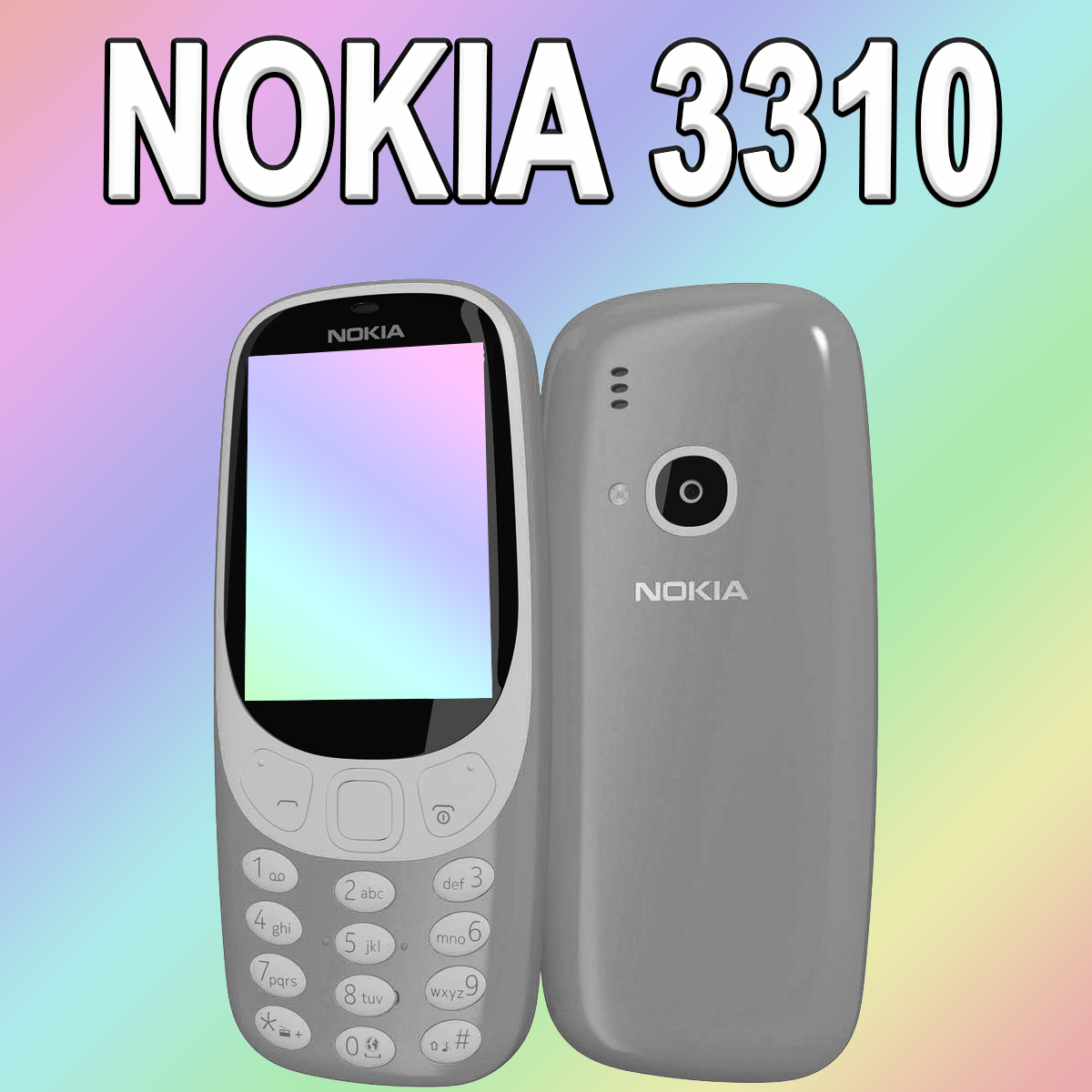 Casing for Nokia 3310 Silver