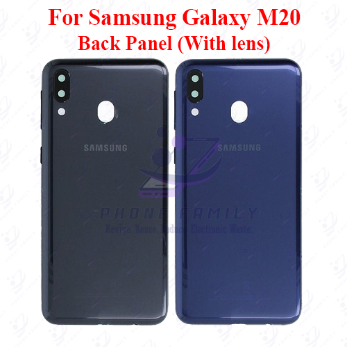 Samsung Galaxy M20 Back Panel/Backshell/ Casing +Camera Lens+ Side Button With Logo