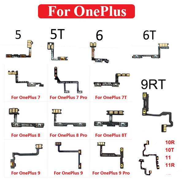 OnePlus 5-11 Series Power and Volume Button Flex Cable Ribbon Replacement Repair